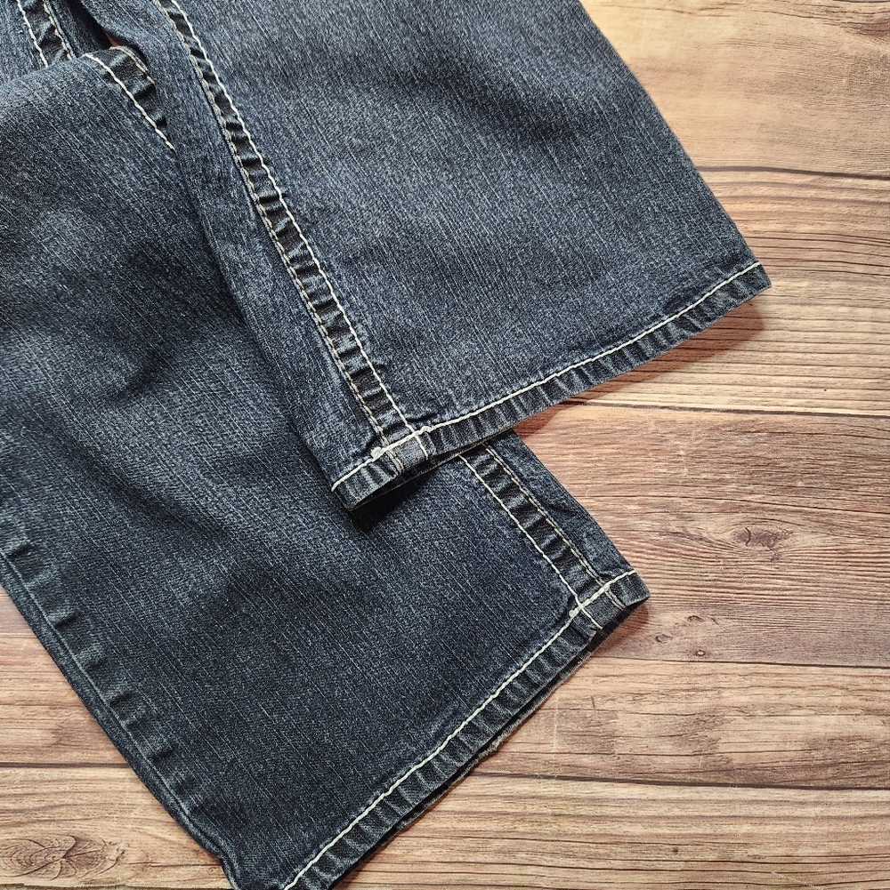 Angels Jeans Y2K 2000s Flare Super Low Rise Jeans - Picture 6 of 12
